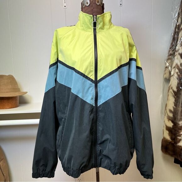 Urban Outfitters Retro Meadowlands Track Windbreaker Jacket Unisex Size Large - Picture 1 of 11